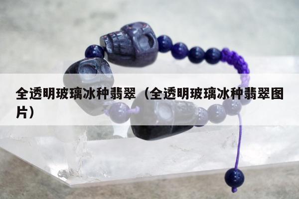 全透明玻璃冰种翡翠 全透明玻璃冰种翡翠图片