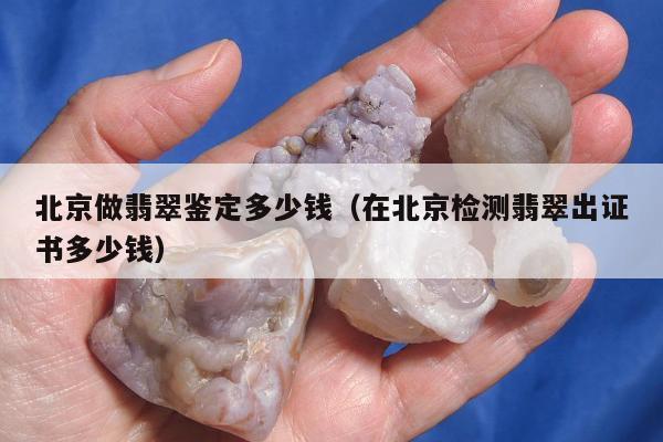 北京做翡翠鉴定多少钱 在北京检测翡翠出证书多少钱