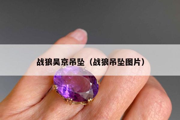 战狼吴京吊坠 战狼吊坠图片