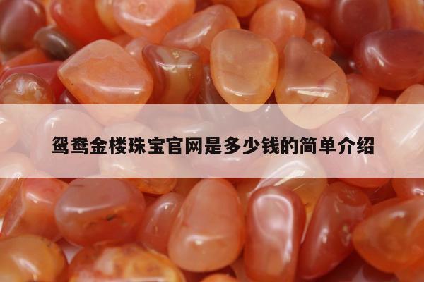 鸳鸯金楼珠宝官网是多少钱的简单介绍