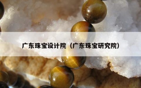 广东珠宝设计院 广东珠宝研究院