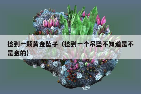 捡到一颗黄金坠子 捡到一个吊坠不知道是不是金的