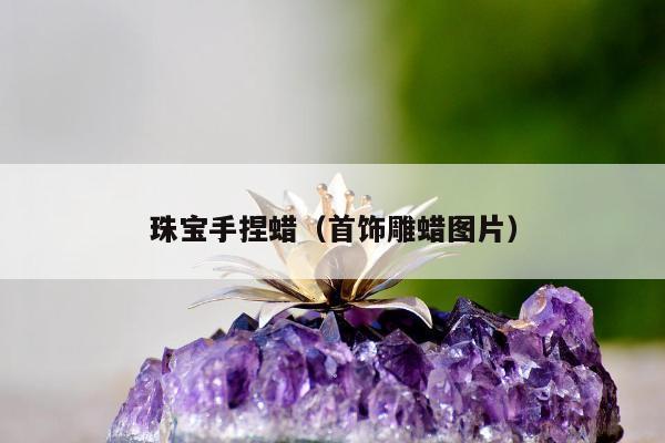 珠宝手捏蜡 首饰雕蜡图片