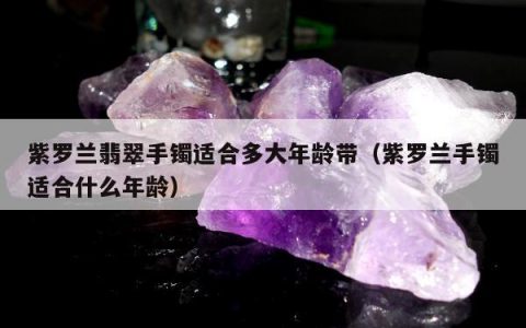 紫罗兰翡翠手镯适合多大年龄带 紫罗兰手镯适合什么年龄