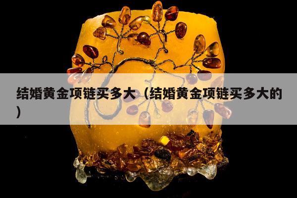 结婚黄金项链买多大 结婚黄金项链买多大的
