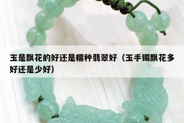 玉是飘花的好还是糯种翡翠好 玉手镯飘花多好还是少好