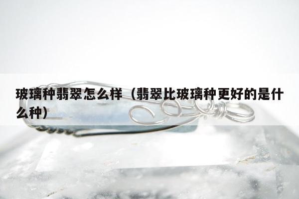 玻璃种翡翠怎么样 翡翠比玻璃种更好的是什么种