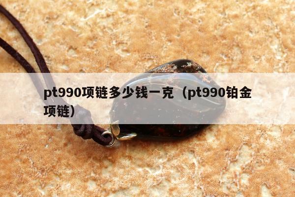 pt990项链多少钱一克 pt990铂金项链