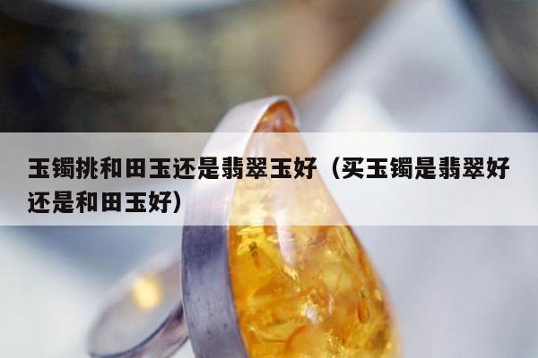 玉镯挑和田玉还是翡翠玉好 买玉镯是翡翠好还是和田玉好