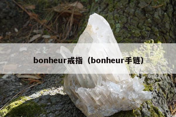 bonheur戒指 bonheur手链