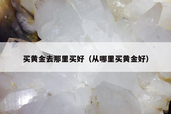 买黄金去那里买好 从哪里买黄金好