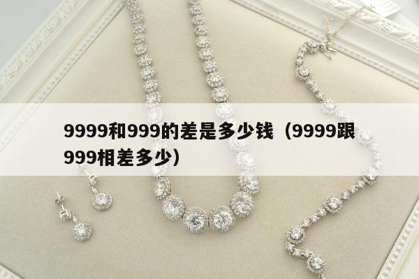 999和999的差是多少钱
