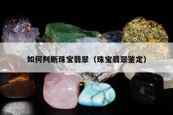 如何判断珠宝翡翠 珠宝翡翠鉴定