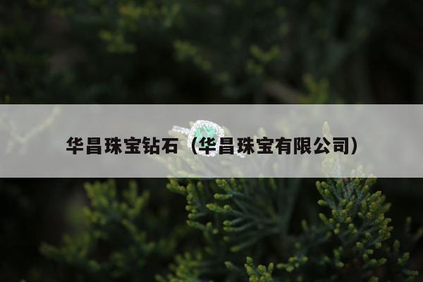 华昌珠宝钻石 华昌珠宝有限公司
