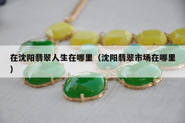 在沈阳翡翠人生在哪里 沈阳翡翠市场在哪里