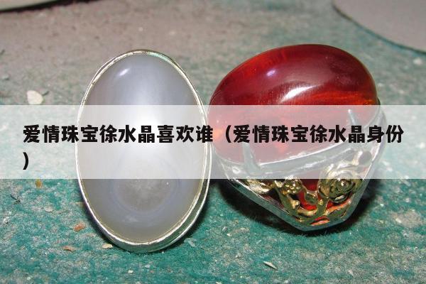 爱情珠宝徐水晶喜欢谁 爱情珠宝徐水晶身份