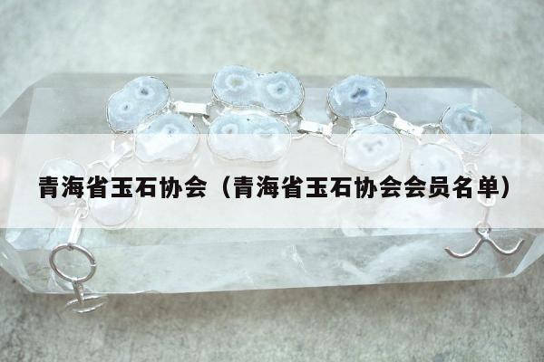 青海省玉石协会 青海省玉石协会会员名单
