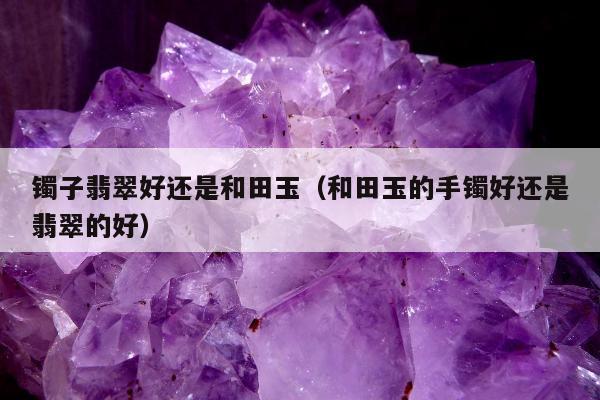 镯子翡翠好还是和田玉 和田玉的手镯好还是翡翠的好
