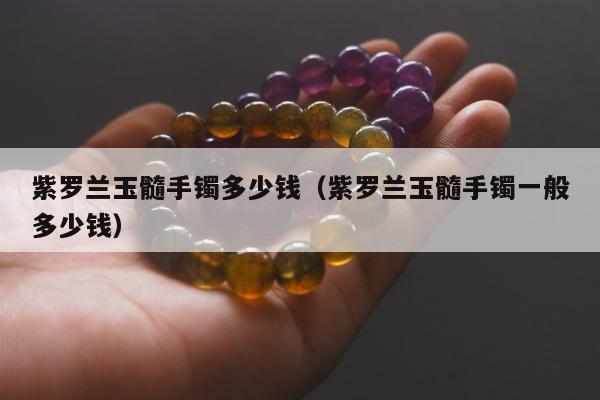 紫罗兰玉髓手镯多少钱 紫罗兰玉髓手镯一般多少钱