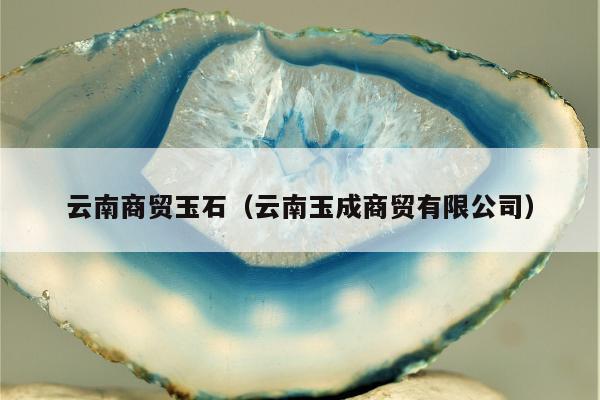 云南商贸玉石 云南玉成商贸有限公司