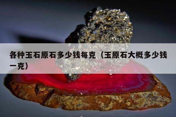 各种玉石原石多少钱每克 玉原石大概多少钱一克