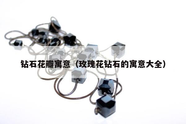 钻石花瓣寓意（玫瑰花钻石的寓意大全）