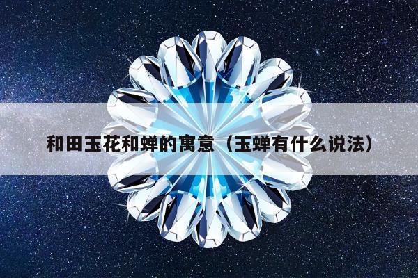 和田玉花和蝉的寓意（玉蝉有什么说法）