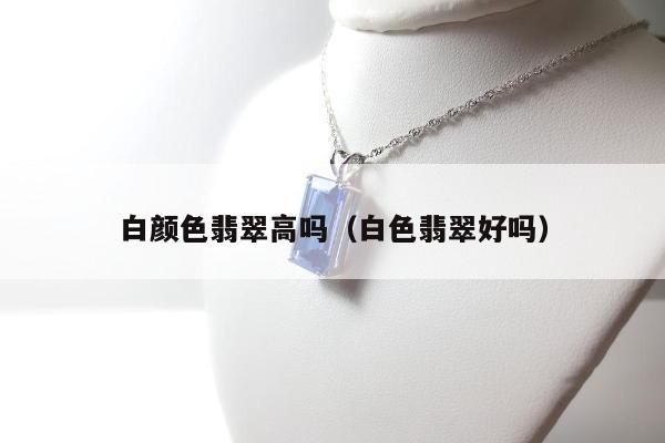 白颜色翡翠高吗（白色翡翠好吗）