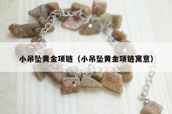 小吊坠黄金项链（小吊坠黄金项链寓意）