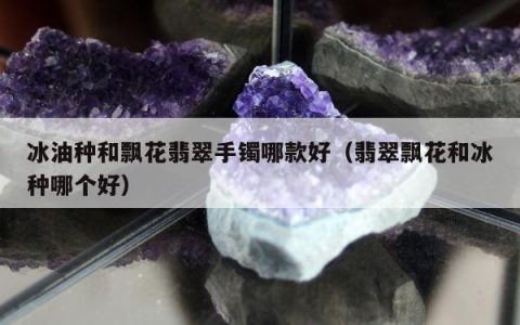 冰油种和飘花翡翠手镯哪款好（翡翠飘花和冰种哪个好）