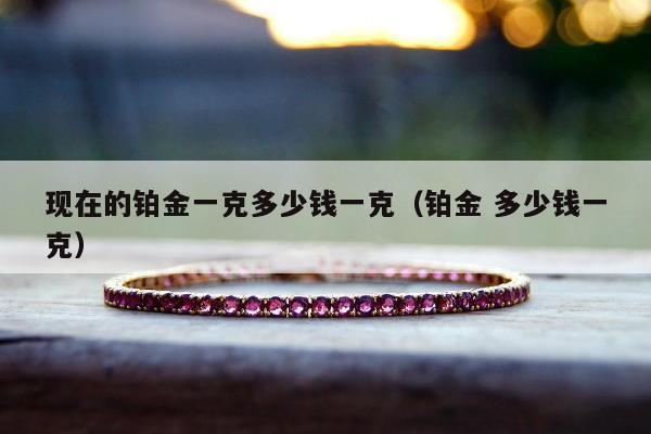 现在的铂金一克多少钱一克（铂金 多少钱一克）