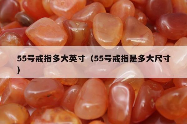 5号戒指多大英寸（55号戒指是多大尺寸）"