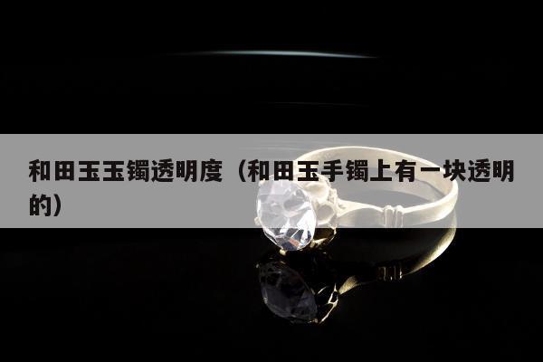 和田玉玉镯透明度（和田玉手镯上有一块透明的）
