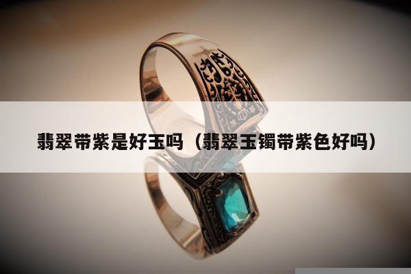 翡翠带紫是好玉吗（翡翠玉镯带紫色好吗）