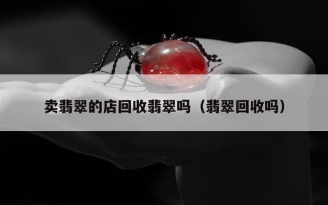 卖翡翠的店回收翡翠吗（翡翠回收吗）