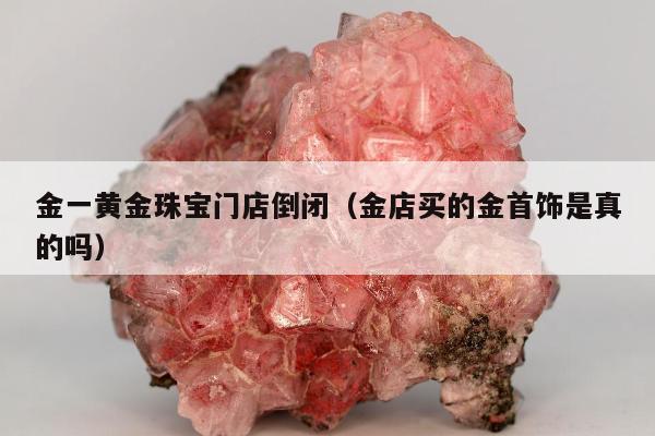 金一黄金珠宝门店倒闭（金店买的金首饰是真的吗）