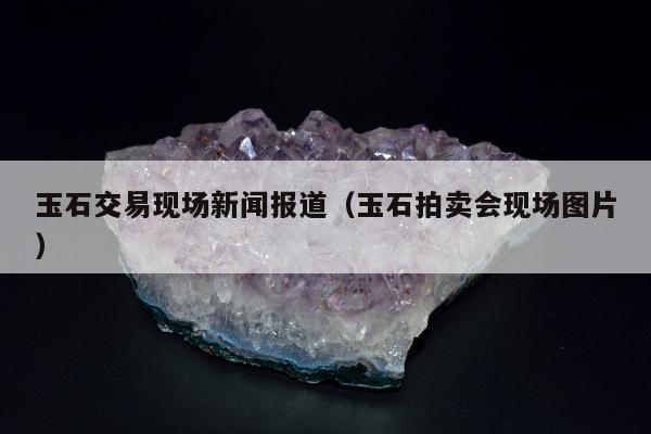 玉石交易现场新闻报道（玉石拍卖会现场图片）
