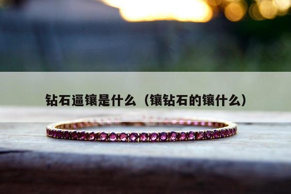 钻石逼镶是什么（镶钻石的镶什么）