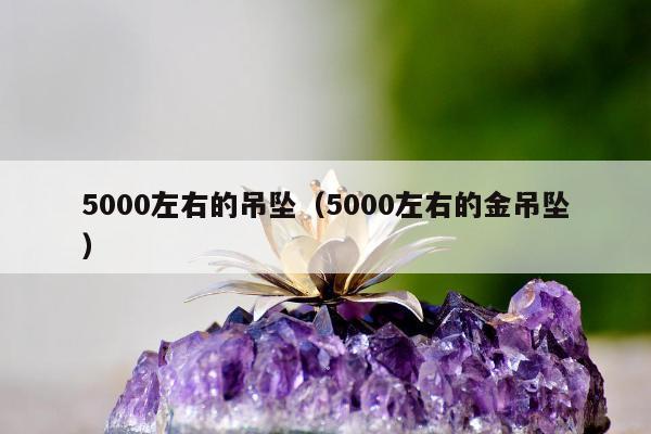 000左右的吊坠（5000左右的金吊坠）"