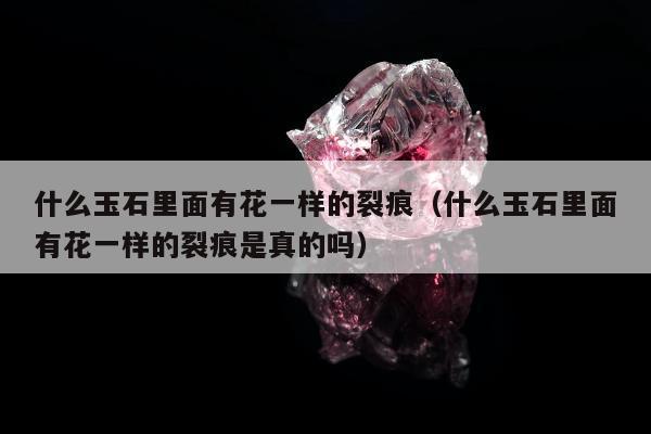 什么玉石里面有花一样的裂痕（什么玉石里面有花一样的裂痕是真的吗）