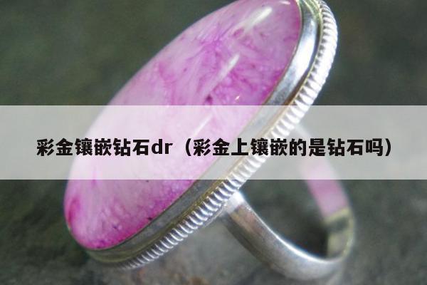 彩金镶嵌钻石dr（彩金上镶嵌的是钻石吗）