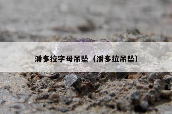 潘多拉字母吊坠（潘多拉吊坠）