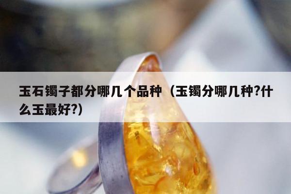 玉石镯子都分哪几个品种（玉镯分哪几种?什么玉最好?）