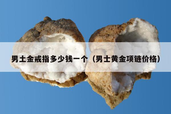 男土金戒指多少钱一个（男士黄金项链价格）