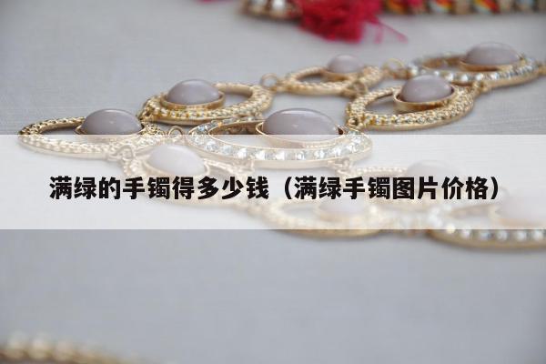 满绿的手镯得多少钱（满绿手镯图片价格）