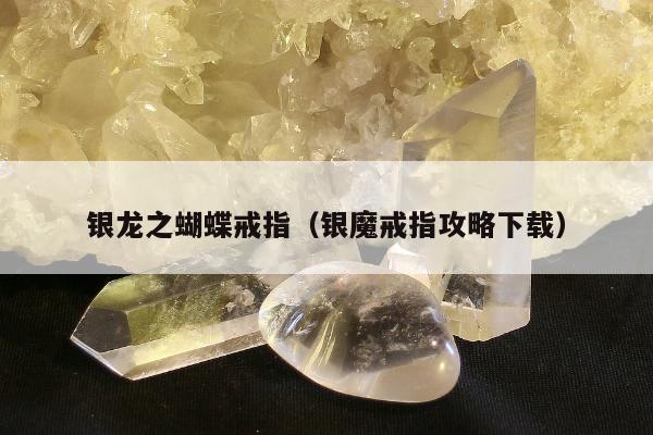 银龙之蝴蝶戒指（银魔戒指攻略下载）