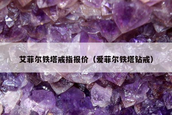 艾菲尔铁塔戒指报价（爱菲尔铁塔钻戒）