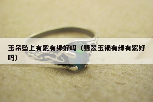 玉吊坠上有紫有绿好吗（翡翠玉镯有绿有紫好吗）