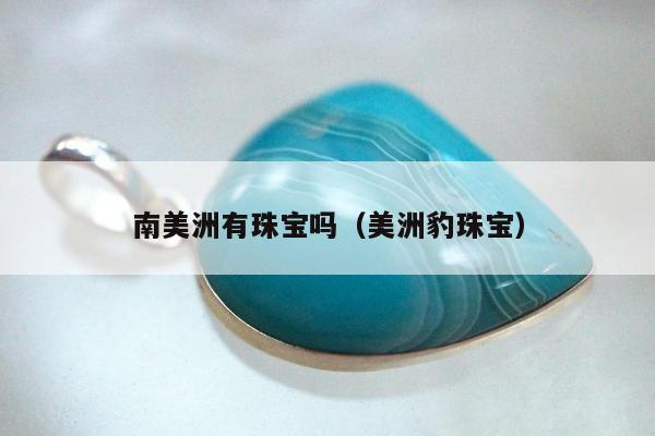 南美洲有珠宝吗（美洲豹珠宝）