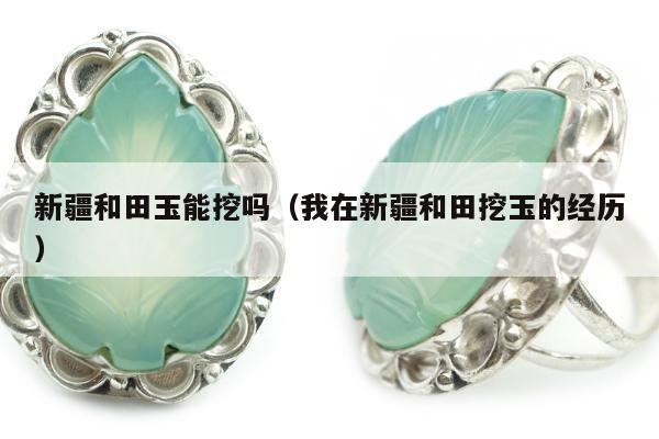 新疆和田玉能挖吗（我在新疆和田挖玉的经历）